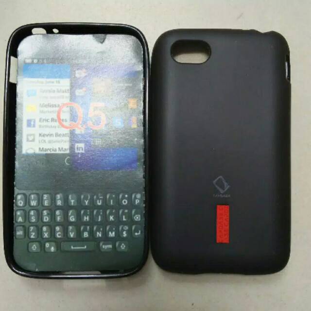 case blackberry Q5 BB Q5 softsell softcase silikon karet jelly case cover