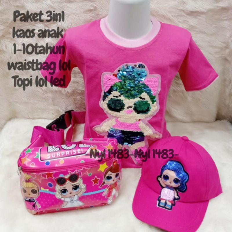 Kaos anak paket hemat 3in1 terbaru 1-10tahun size s,m,l,xl,xxl