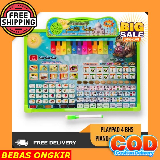 Kado Mainan Anak Perempuan Laki Laki Murah Mainan Edukasi Maenan Terba [Cod] New Ipad Muslim Led Pia