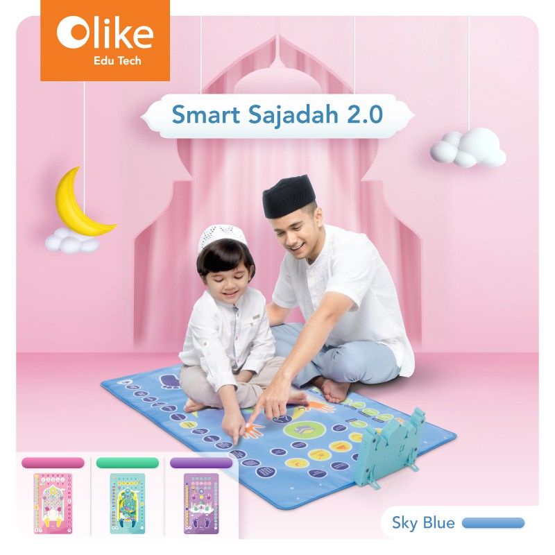 OLIKE SMART SAJADAH 2 &amp; 1 KIDS / SAJADAH PINTAR ANAK