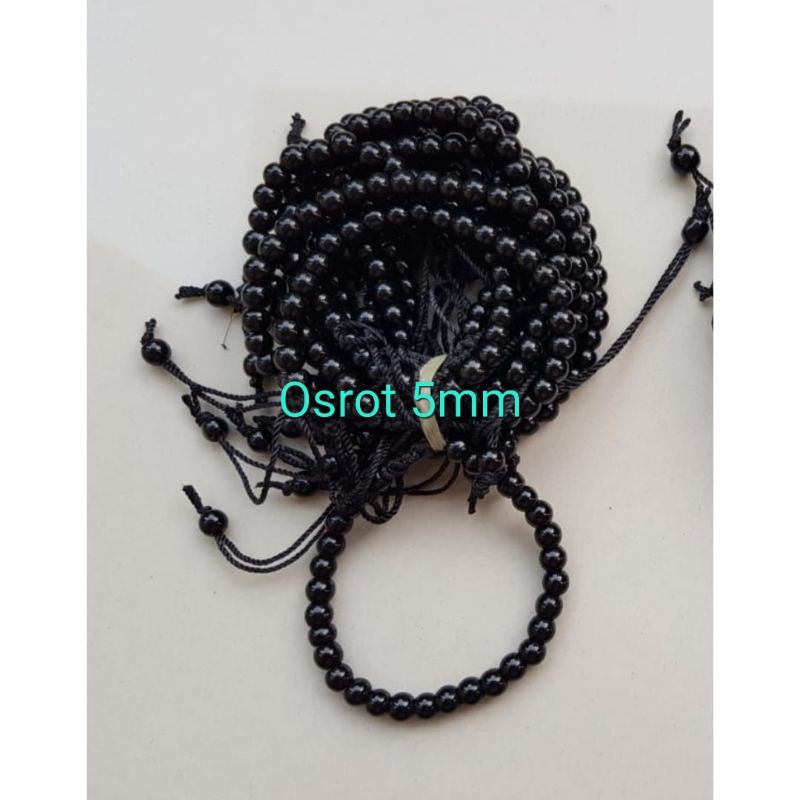 Gelang Limbat Mini 5mm Batu Hitam Imitasi Per Lusin Grosir