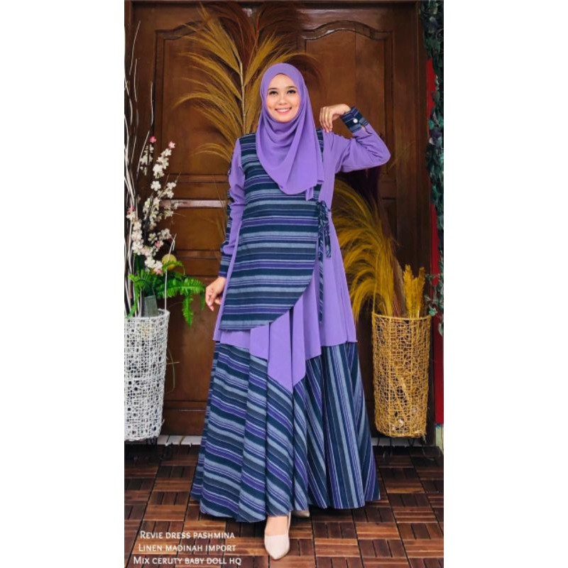 REVIE DRESS OHC( READY)