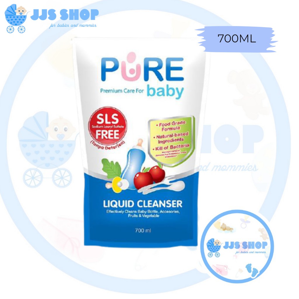 PURE BB PUREBB BABY LIQUID CLEANSER 450ML 700ML SABUN CUCI BOTOL PERLENGKAPAN MAKAN ANAK BAYI