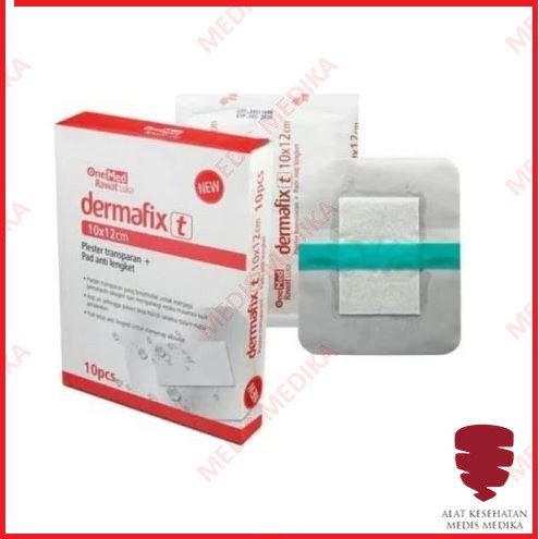 Dermafix T Onemed Alat Pertolongan Plaster Transparan Peralatan P3K Plester Luka Sesar Anti Air Bening