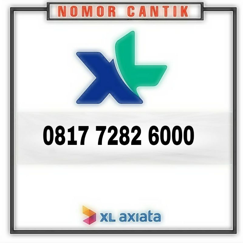 nomer cantik nomer unik nomor kartu perdana xl 77 7282 728 72 2826 282 28 826000 82600 8260 826 82 2