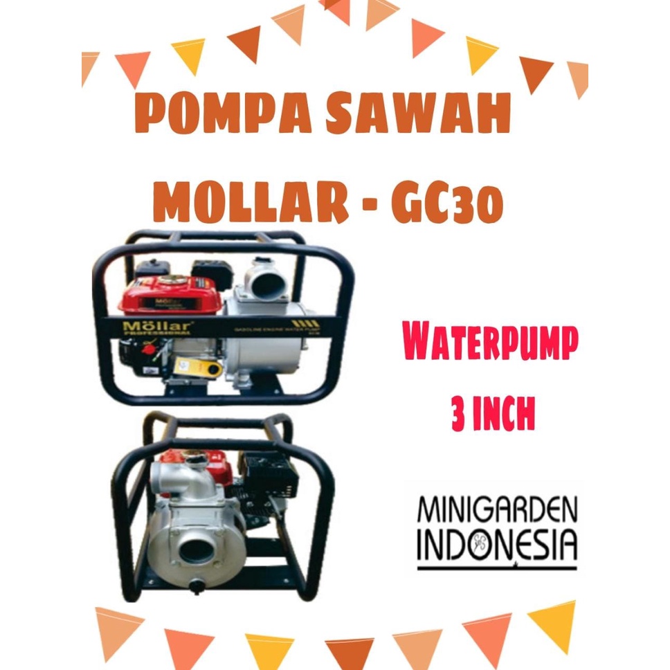 POMPA SAWAH MOLLAR 3 INCH WATERPUMP GC30 IRIGASI SAWAH PERTANIAN