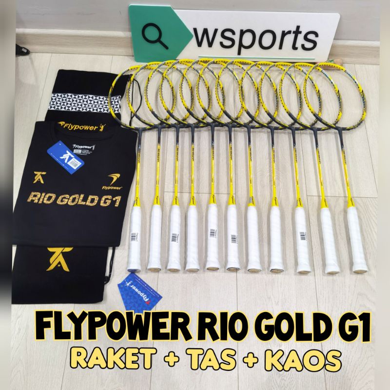 Raket Flypower Rio Gold G1 Original