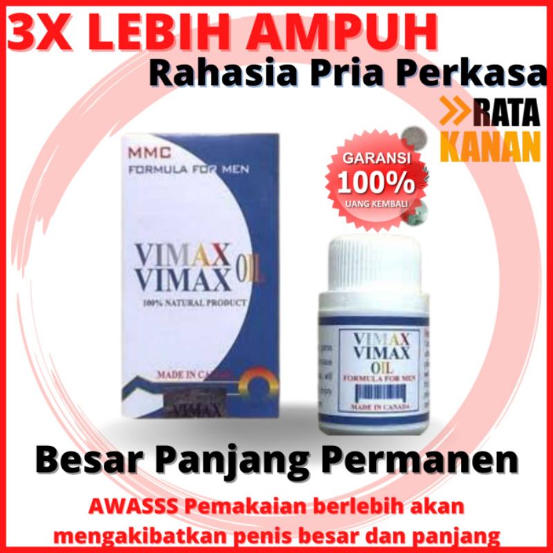VIMAX OIL ASLI 100% OBAT PEMBESAR ALAT VITAL PRIA PEMANJANG PENNIS KELAMIN LAKI PERMANEN HERBAL ORIG