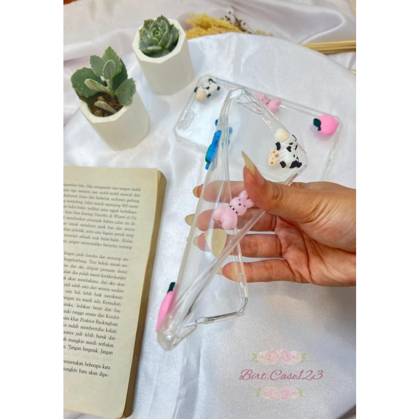 Y022 CLEAR CASE SOFTCASE CLEAR JELLY KARAKTER 3D CUTE OPPO A15 A16 A37 NEO 9 A9 A5 A52 A92 A53 A33 2020 BC6086