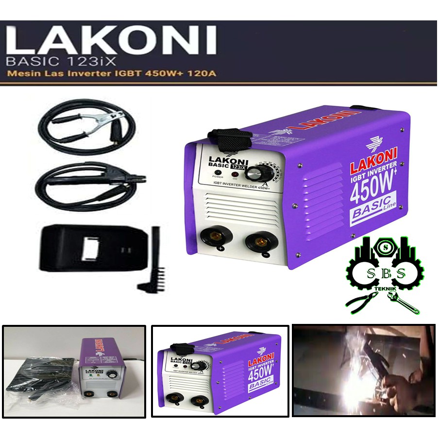 Mesin Las Listrik Travo Las Inventer Welder 450 Watt LAKONI Basic