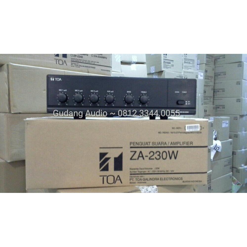 Amplifier Toa ZA 230w   30 watt   Terlaris