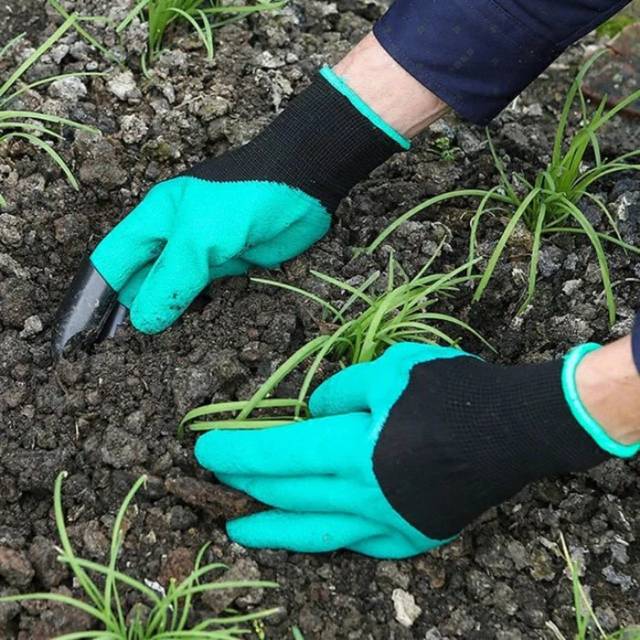 Sarung tangan berkebun dengan cakar LATEX(1 pasang)