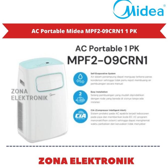 Ac Portable Midea Mpf2-09Crn1 1 Pk