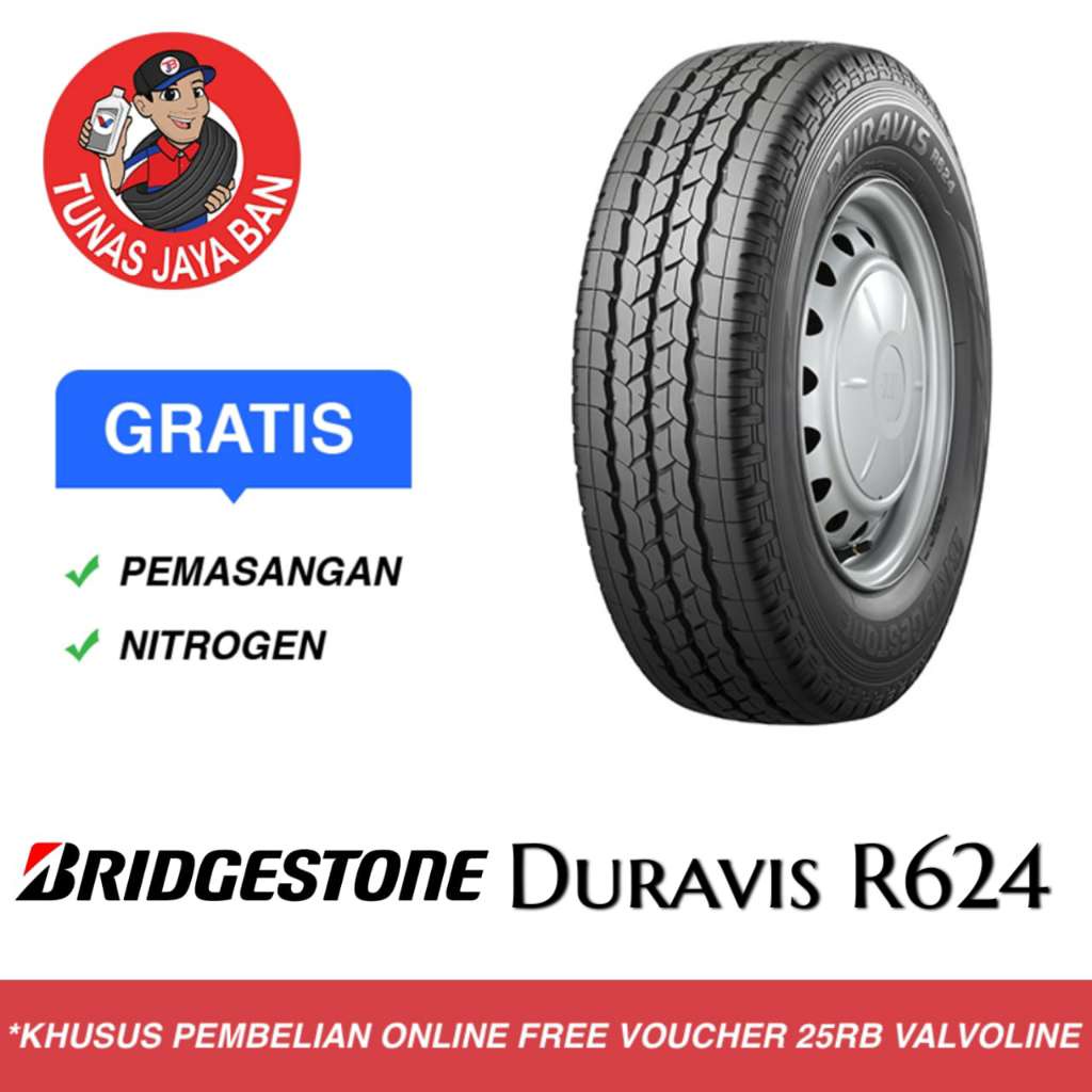 Ban Mobil Bridgestone DURAVIS R624  205/70 R15 8PR Toko Surabaya