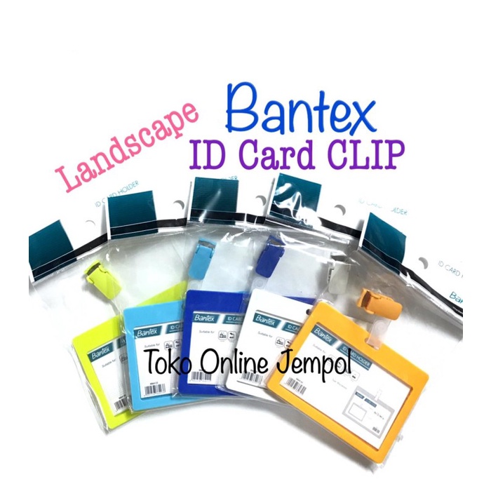 

Murah Id Card Clip Landscape Tempat Kartu Pengenal Name Tag Bantex Atk1215Bx Terbatas