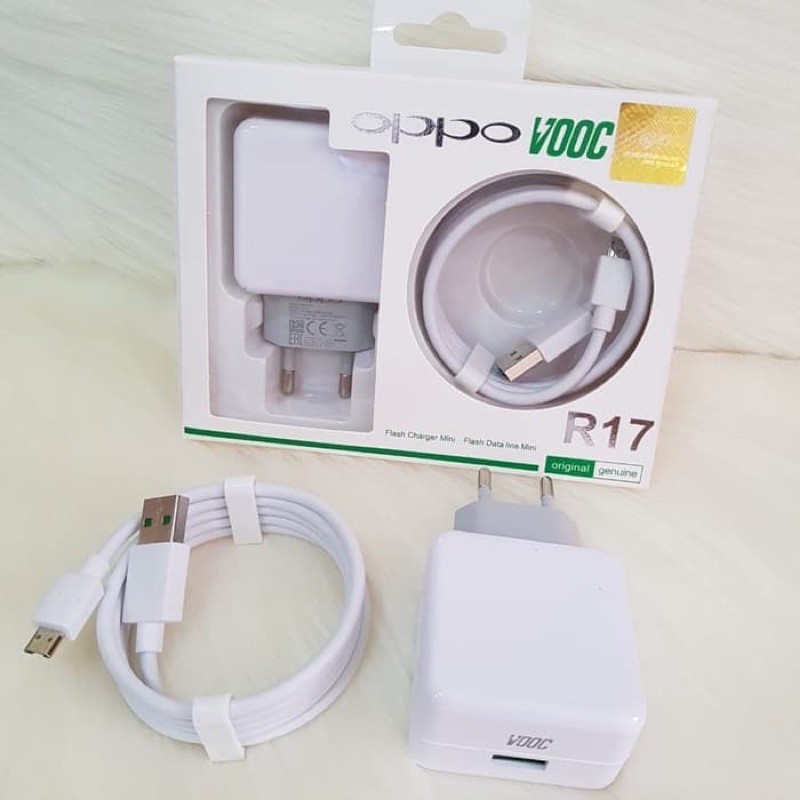 Travel Charger Oppo R17/AK799 Vooc 4.0A Original