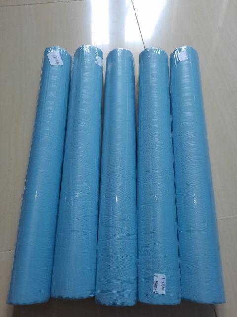 L001ls Wallpaper Sticker Ku - Biru 45cm X 9-10m Wallpaper Dinding