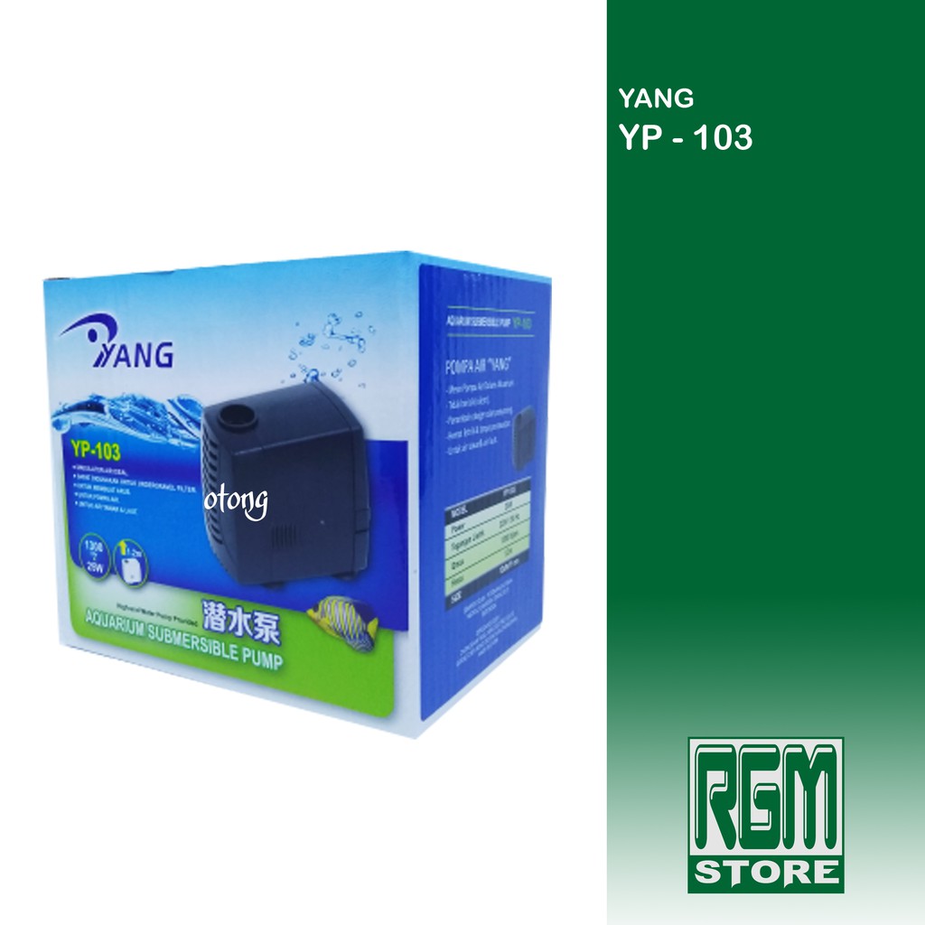 YANG YP - 103 YP103 Power heads mesin pompa aquarium kolam ikan murah