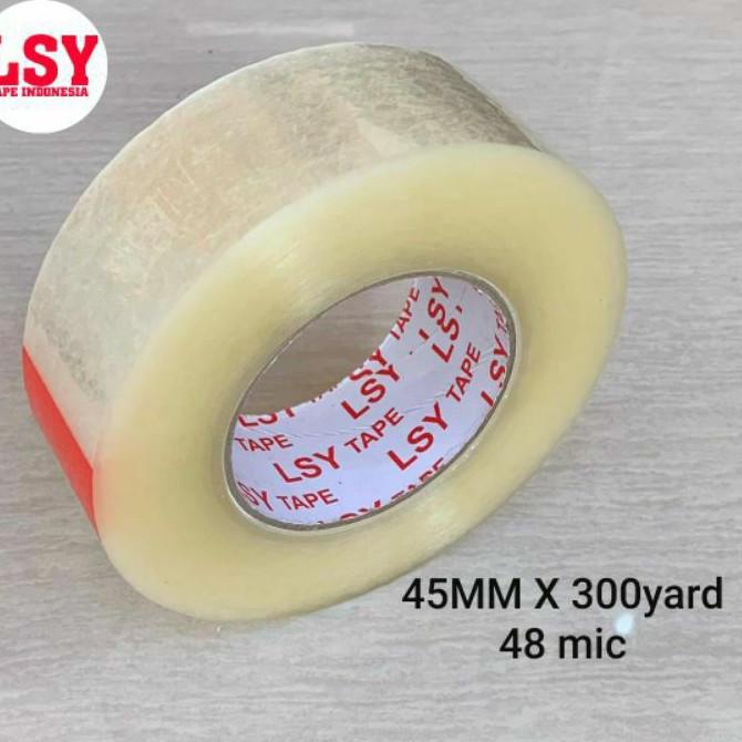 

Big Sale lakban bening 300 yard ketebalan 48 mic LSY TAPE INDONESIA