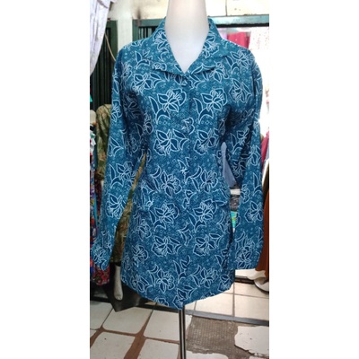 SERAGAM BAJU PKK BIRU & HIJAU PAKAI FURING