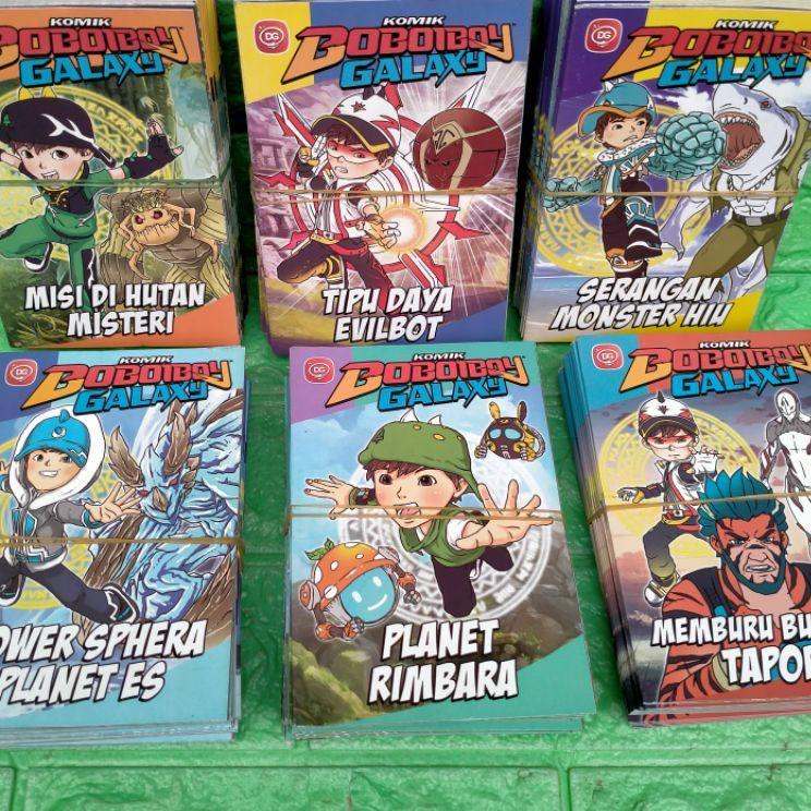 [PROMO TEJ46] Paket 5 Buku Cerita Atau Komik Anak Boboiboy Versi Lama Dan Baru Full Warna Ready Stoc