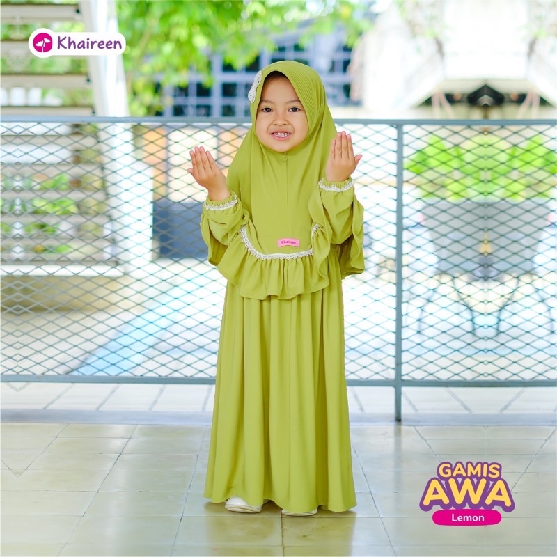 Gamis Anak | Gamis Awa By Khaireen Official