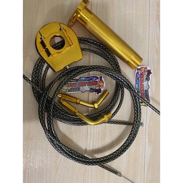 Slongsong Gas Spontan Slim copy KTC Cnc Plus 2 L Gas + 2 kabel gas serat all motor