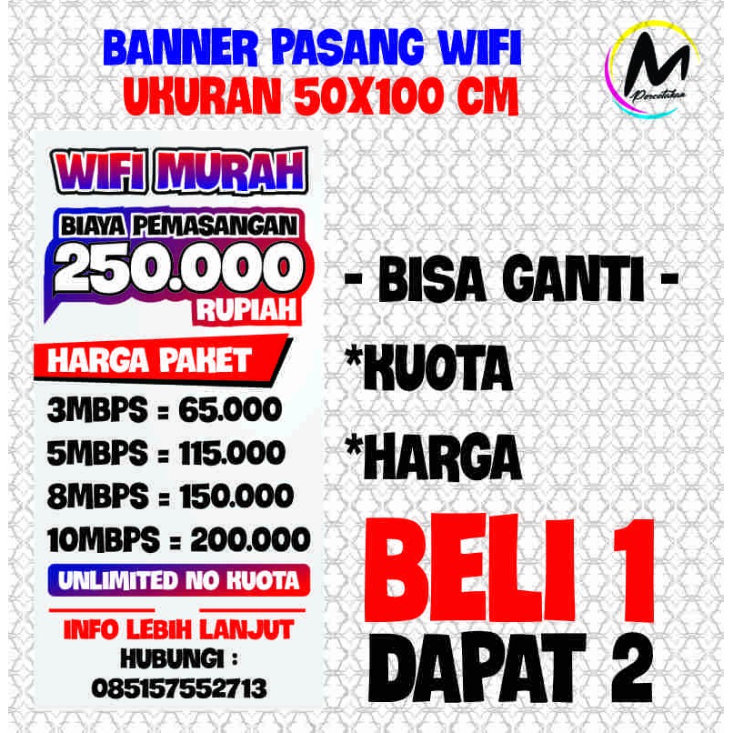 Banner Pasang Wifi Voucher