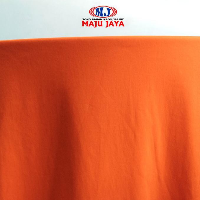 Paling Dicari] Bahan Kain Kaos Pe Dk Polyester Double Knit 40S 45" 175Gram Kiloan Tua - Orange, 40S