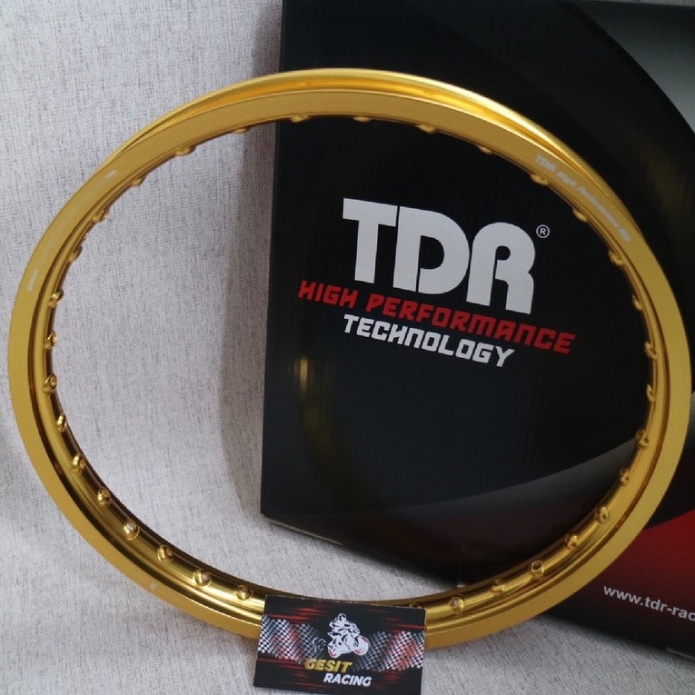 Velg TDR 17 x 140 ER Shape Warna Gold