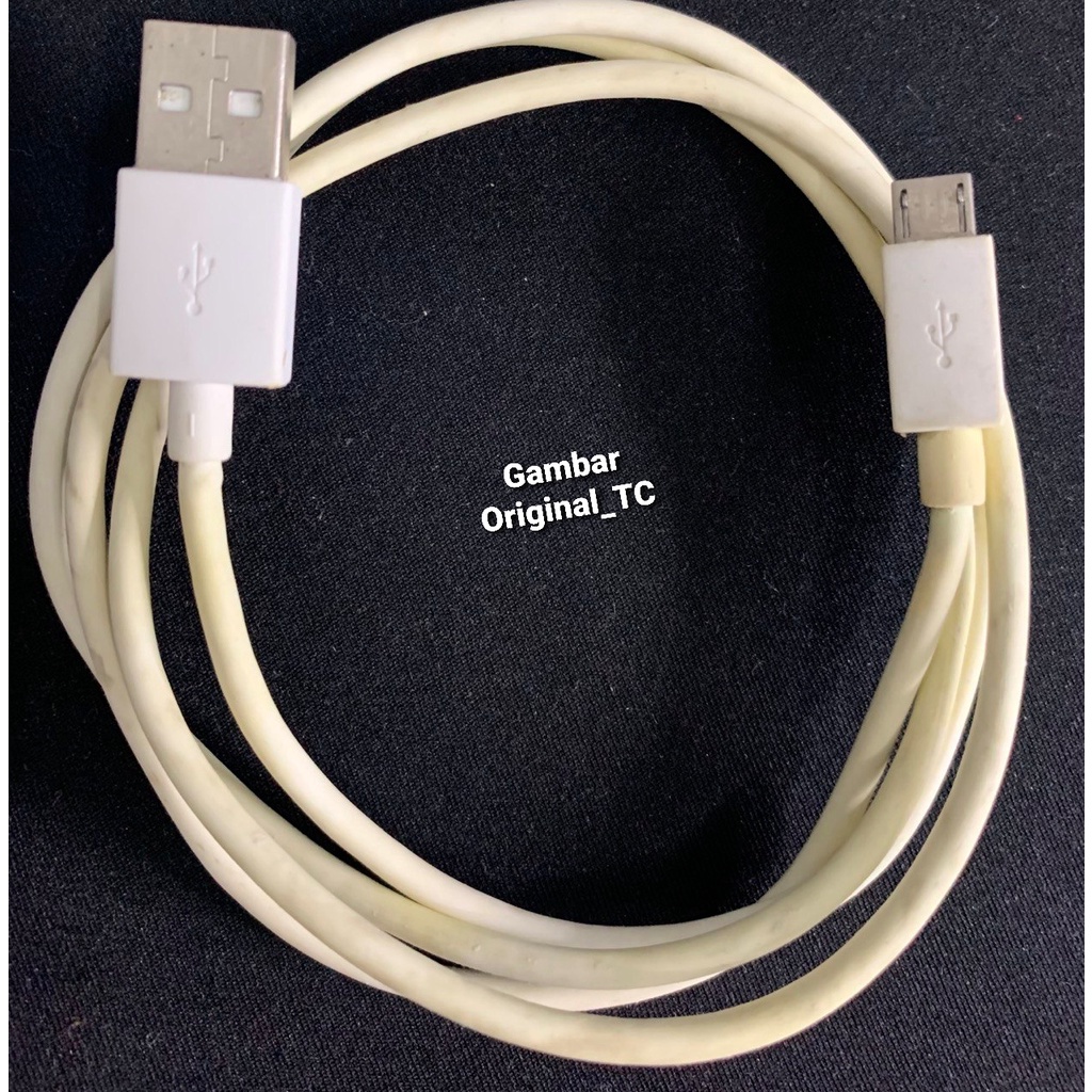 Kabel Data Oppo F7 Mikro USB Original Bekas Pemakaian Oppo Bawaan HP Copotan Support A7 A3s A12