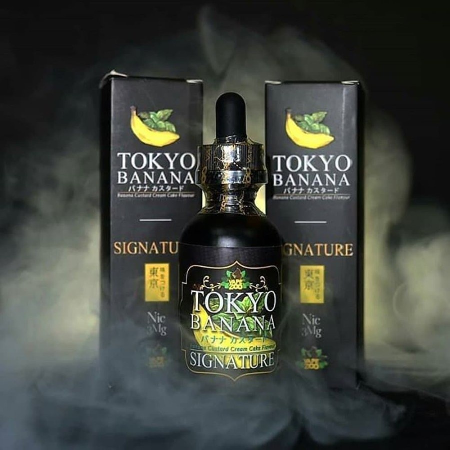 Tokyo Banana Signature 60ML 3&amp;6Mg by vapezoo Berpita Cukai