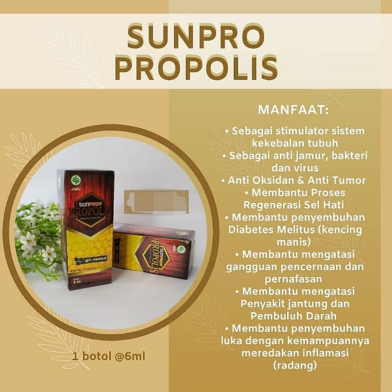 SUNPRO NANO PROPOLIS OBAT HERBAL NASA-sunpro nasa
