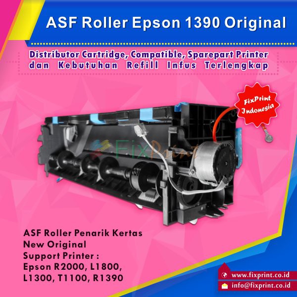 ASF Roller Penarik Kertas Epson Stylus Photo R2000 L1800 L1300 T1100 R1390 New Original