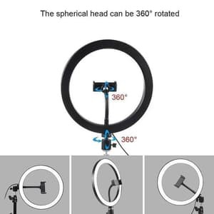 LED RING FILL LIGHT STUDIO FOTO WITH TRIPOD PHONE HOLDER 26 in