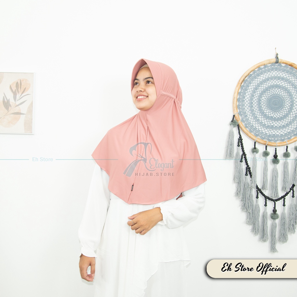 Jilbab Instan Serut Spandex Jersey I Bergo Serut Jokowi I Bergo Serut Adiba