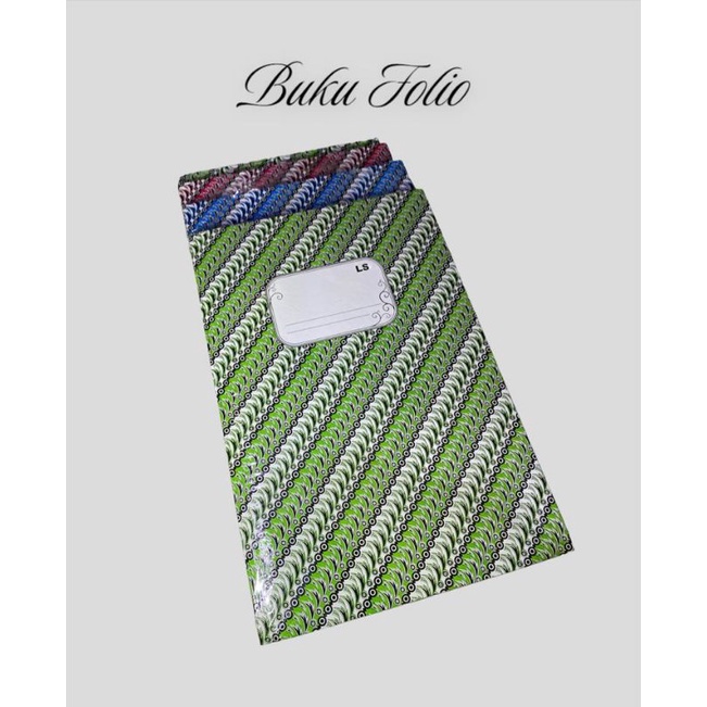 

BUKU FOLIO 100 / BUKU BATIK / 1 PCS