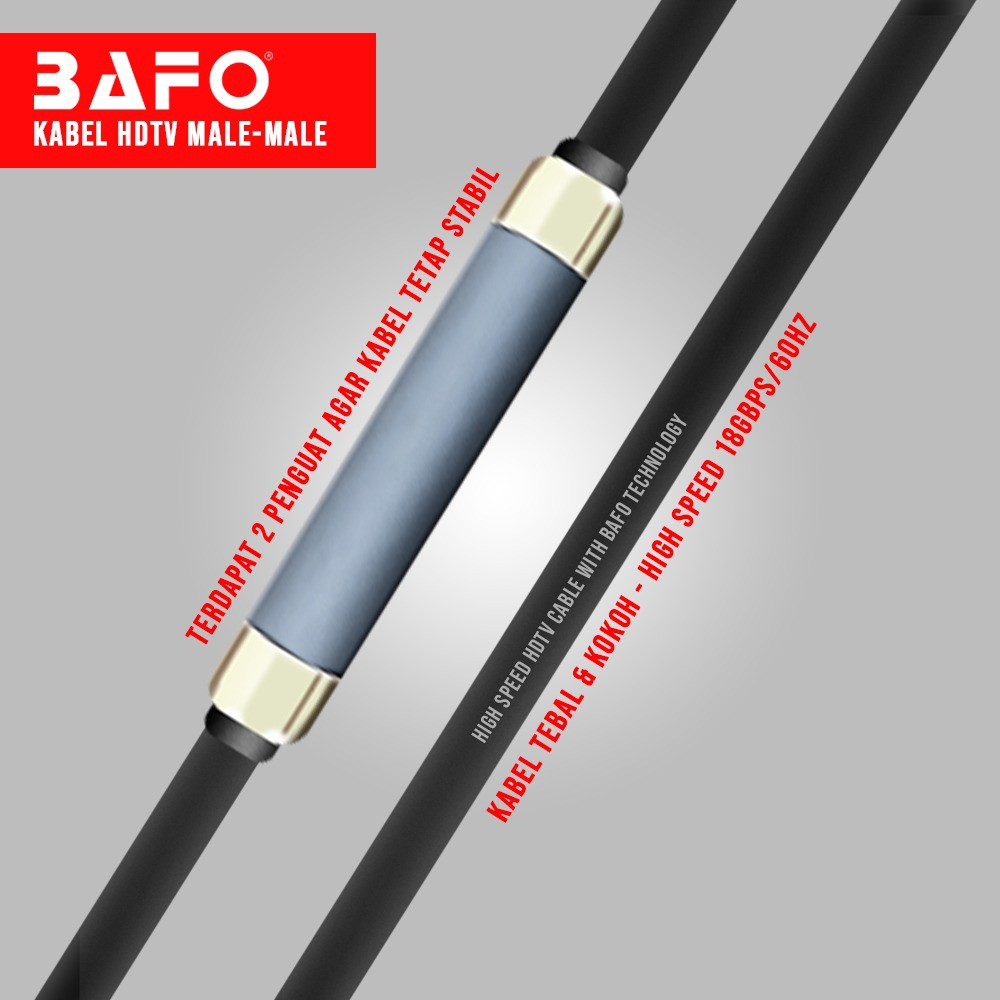 Cable hdtv bafo 20m 2.0 full hd 4k 2k ethernet - Kabel Hdtv 20 Meter