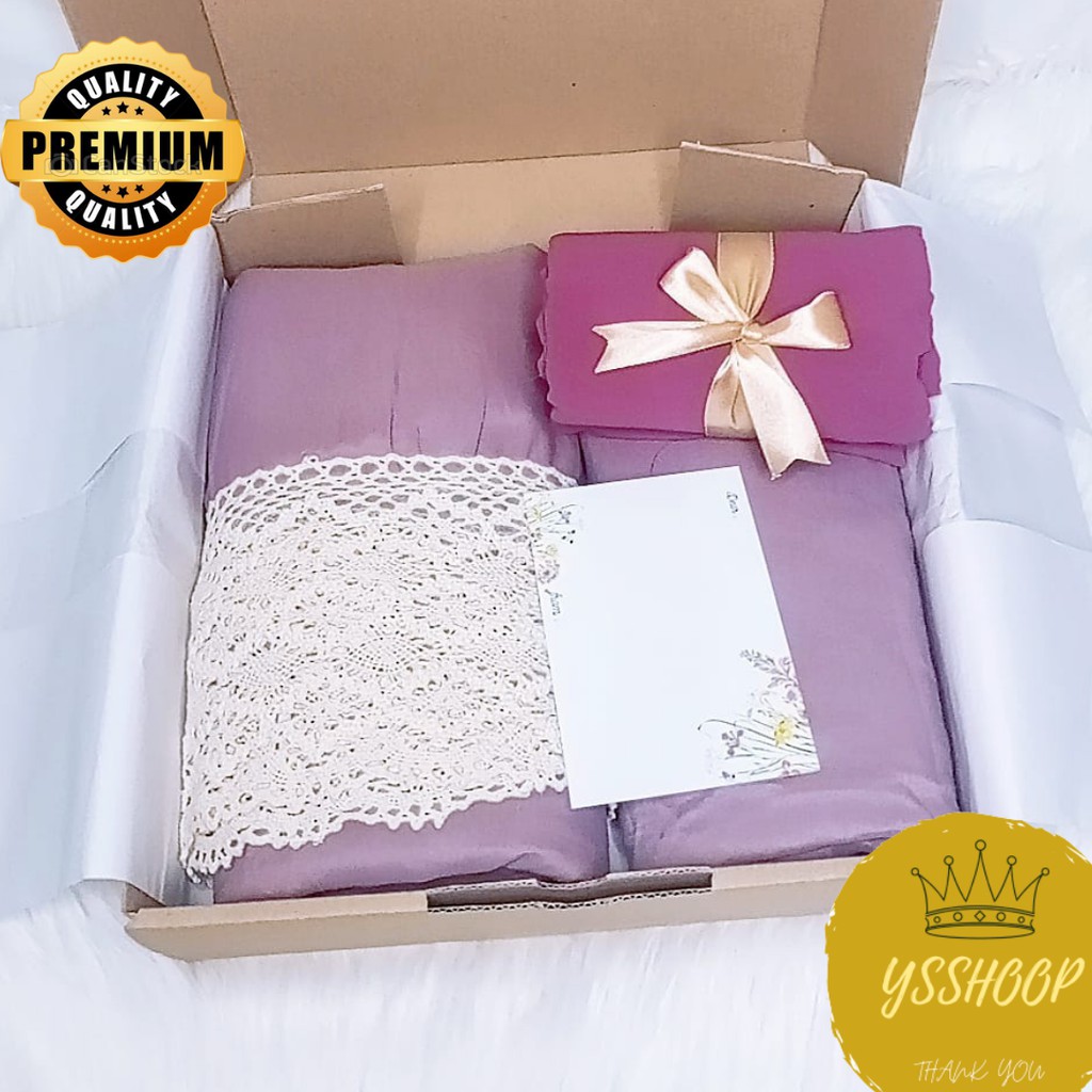 Kado Pernikahan mukena free box PAKET B MUKENA /  Hampers Mukenah Untuk Kado Pernikahan Ulang Tahun 