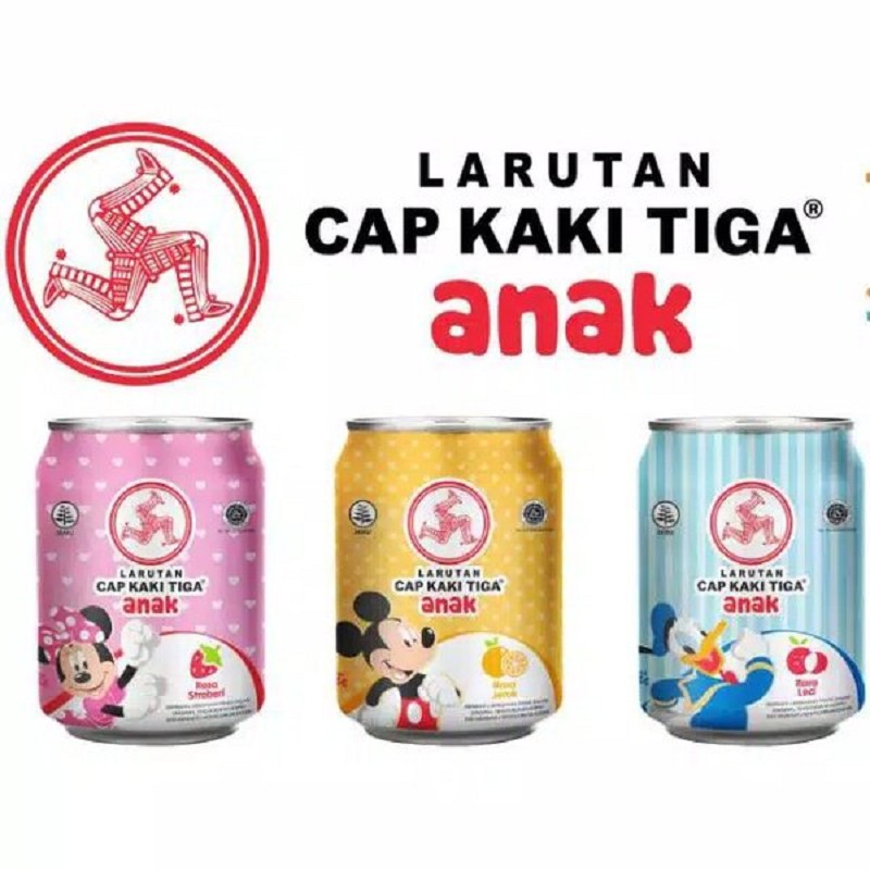 Larutan Kaki Tiga Anak Can 250 ml (KI)