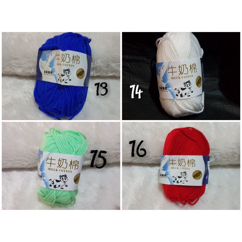 benang Milk cotton yarn 5ply