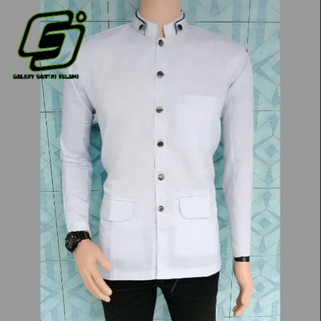 Download Jasko Jas Koko Polos Putih Jasko Terbaru Baju Koko Gus Azmi Terbaru Shopee Indonesia