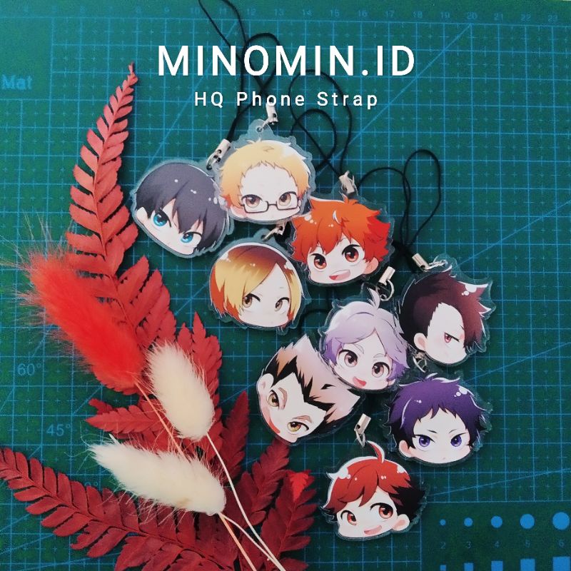 Haikyuu Phone Strap | Gantungan Haikyuu Gantungan HP Haikyuu