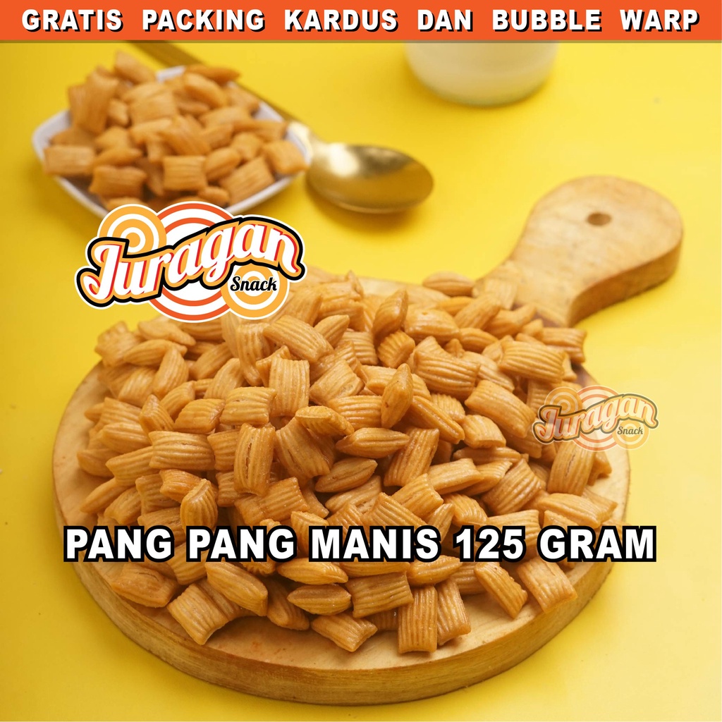 PANG PANG MANIS 125 gram snack kiloan makanan ringan jajanan cemilan camilan pedas manis murah