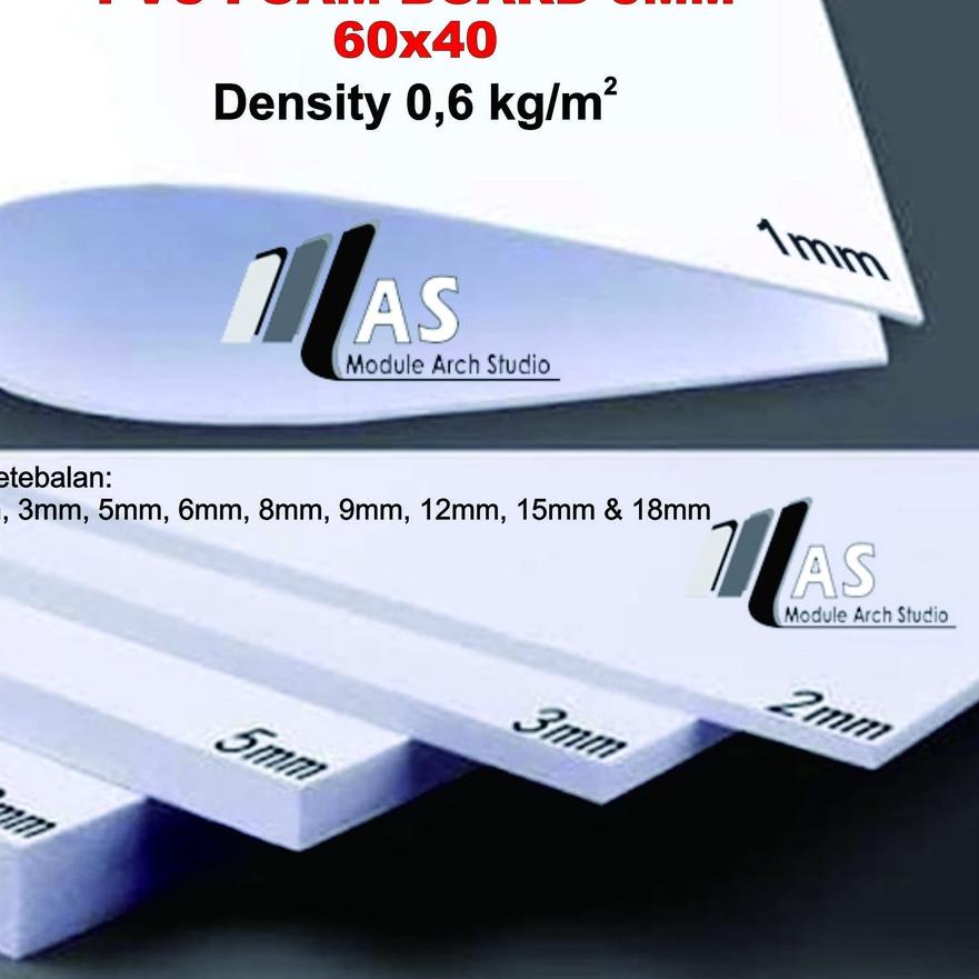 PVC 5mm / PVC Foam Board 5mm 60x40cm