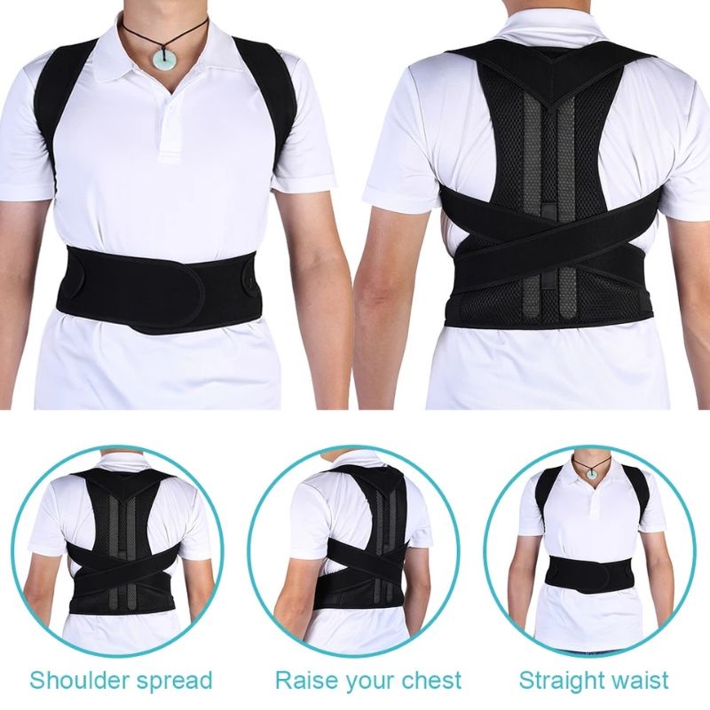 POSTURE CORRECTOR YOSYO PENEGAK POSTUR PUNGGUNG BACK KOREKSI SKOLIOSIS LORDOSIS KIFOSIS TULANG