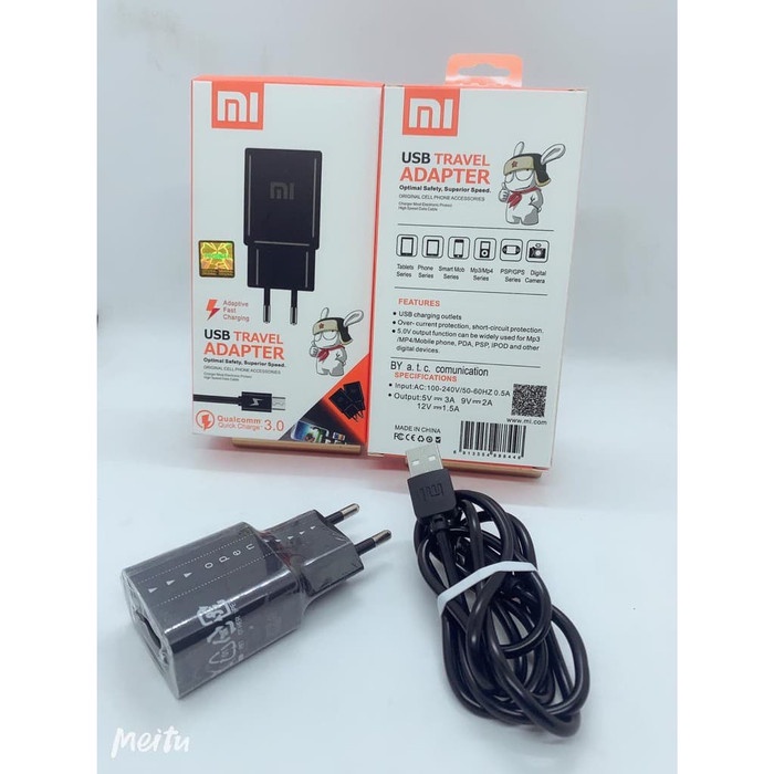 USB Travel Adapter Charger Xiaomi Micro &amp; Type C Fast Charging