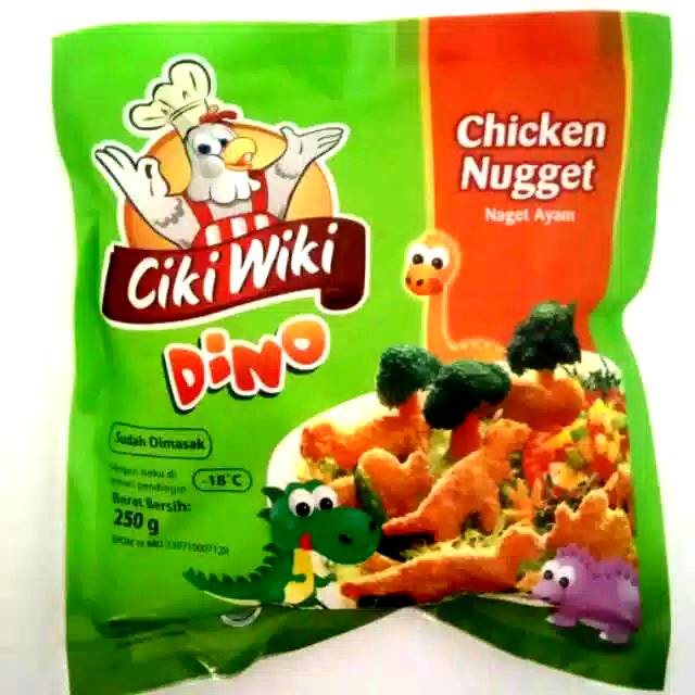 

CIKI WIKI NAGET AYAM BENTUK DINO 250GR