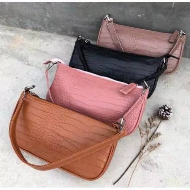 TAS BAHU CROCO /MODY BAG/SHOULDER BAG/TAS WANITA