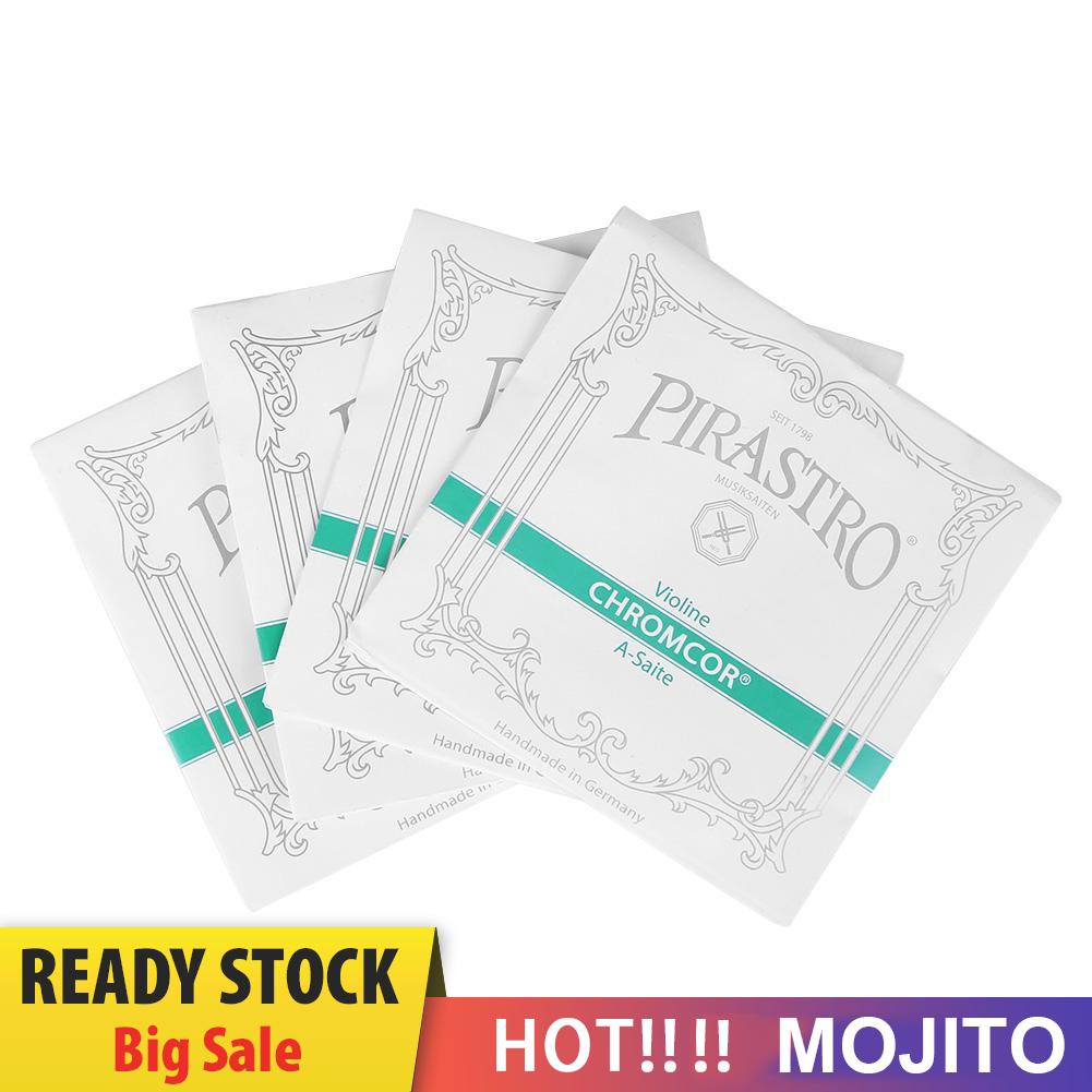 MOJITO 4pcs/set Chrome Steel Pirastro Tonica Violin Strings  4/4 Violin Accessory